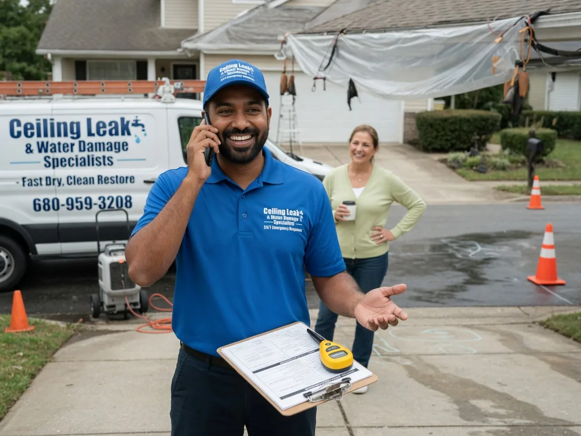 Ceiling Leak Cleanup Litchfield Park, AZ FAQs